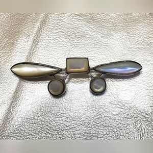 Antique Sterling Silver Butterfly Brooch